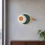 Abstract Circles LED Metal Wall Art - Image 2
