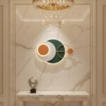 Abstract Circles LED Metal Wall Art - Image 3