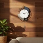Abstract Pendulum Wall Clock