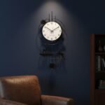 Black Deer Metal Wall Clock - Image 2