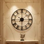 Black Golden Roman Wall Clock