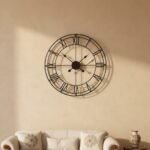 Black Roman Numeral Wall Clock
