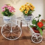 Black Scrollwork Cycle Plant Stand - Image 2