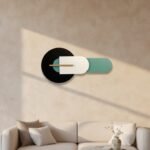 Black Teal Metal Wall Art
