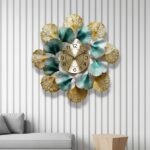 Blue Decorative Wall Clock - Image 2