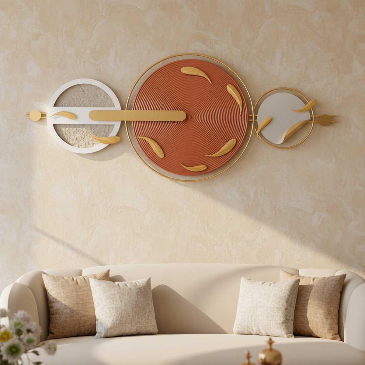 copper-gold-metal-wall-art-ah-8121137365192-1 Copper Gold Metal Wall Art - Image 1