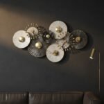 Dandelion Gold Metal Wall Art - Image 2