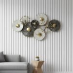 Dandelion Gold Metal Wall Art - Image 3