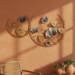 Ginkgo Half Moon Metal Wall Art - Image 2