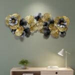 Gold Ginkgo Metal Wall Art - Image 2