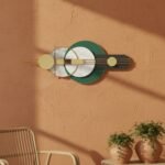 Gold Green Metal Wall Art - Image 2