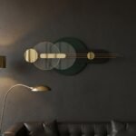 Gold Green Metal Wall Art - Image 3