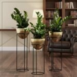 Gold Metallic Planter (Set of 3)