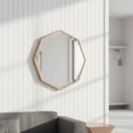 Gold Web Metal Wall Mirror - Image 2