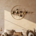 Golden Butterfly Metal Wall Art