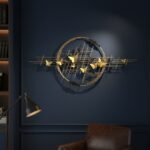 Golden Butterfly Metal Wall Art - Image 2