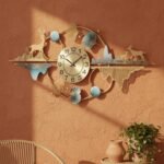 Golden Deer Mountain Wall Clock - Image 2