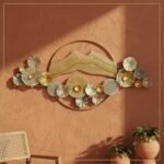Golden Mountain Metal Wall Art - Image 2