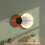 LED Circle Metal Wall Art - Image 3