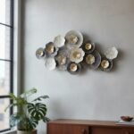 Metallic Blossom Metal Wall Art