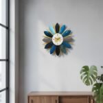 Multicolour Floral Wall Clock - Image 2