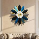 Multicolour Floral Wall Clock - Image 3