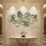 Pastel Fan Metal Wall Art