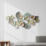 Pastel Fan Metal Wall Art - Image 3