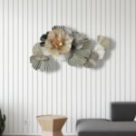 Sage Bloom Metal Wall Art - Image 2