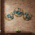 Teal Clover Metal Wall Art - Image 2