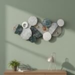 Textured Circles Metal Wall Art