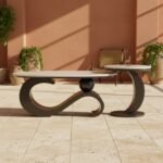 The Inox Sculptural Centre Table Set of 2 - Image 2