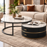 Regal Storage Nesting Center Table - Set of 2